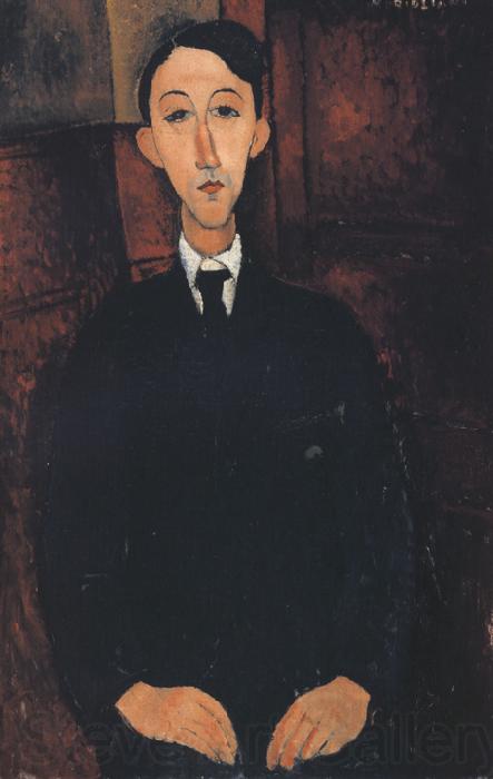 Amedeo Modigliani Portrait of the Painter Manuel Humbert (mk39) Norge oil painting art